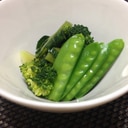 緑の野菜の出汁マリネ